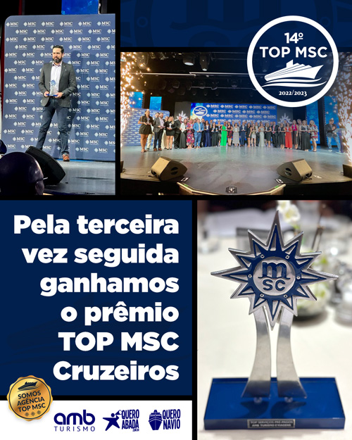 AMB Turismo Agência TOP Nacional MSC Cruzeiros